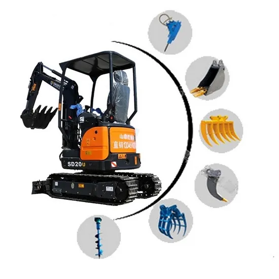 EPA and Euro V Standard 2 Ton Hydraulic Excavator SD20u 2 Ton Mini Excavator 1 Ton 2 Ton Excavator