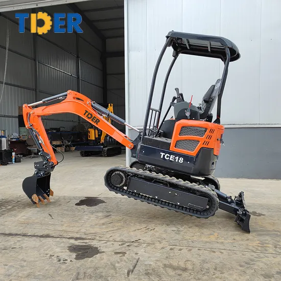 2024 Tder Small Excavator 1800kg 1.8ton 2ton 2.2ton Crawler-Type Excavator