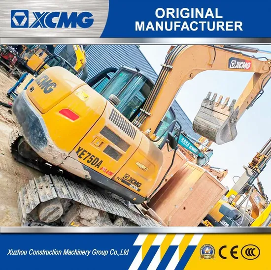 XCMG Official Xe75da 2021 Year Used 8 Ton Small Mini Hydraulic Crawler Excavator for Sale