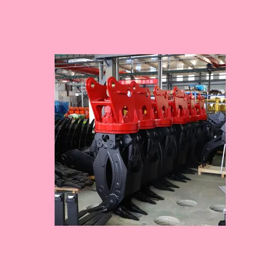 L924 Ec300 Excavator Hydraulic Rock Grapple with 360 Degree Rotating