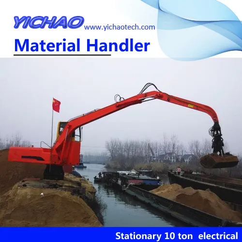 Swing Rubbish Folder Crane, Electrical Material Handling Equipment