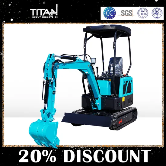 26hp Grab Shovel TITAN China Mini with Grabber excavator TL12E