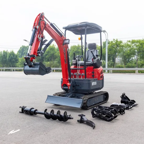 1.8 Ton Ht18 Closed Cab Minibagger Hydraulic Garden Mini Excavator with Euro V Emission Engine