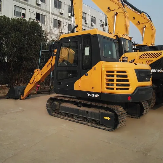 New Hx75D 7.5tons Hyundai Korea Excavactors with Grading Blade