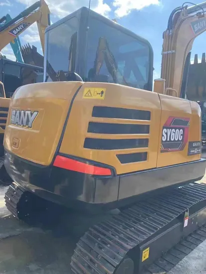 6ton Chinese Brand Sy60 Excavator Used Sy60 Excavator