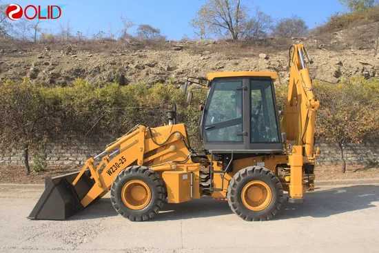 Jcb Loader Backhoe with Excavator Bucket Earthmoving Machinery for Russia