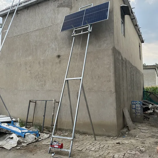 Electric Solar Panel Lift with Handle Remote Control Crane Electric Ladder