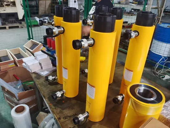 Rr-756 Enerpac Equivalent 75 Ton 6" Stroke Double Acting Hydraulic RAM Cylinder with Outside Thread