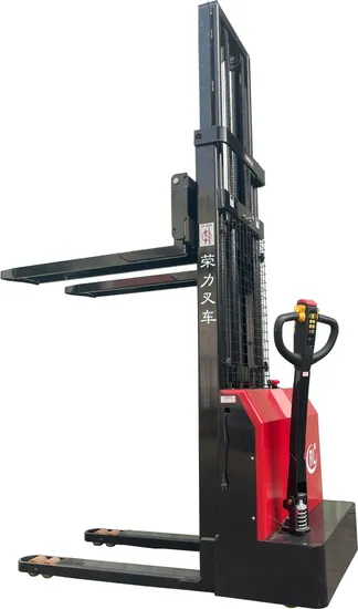 1500kg 3m 3.5m 4m 4.5m 5m Stacker Electric Forklift Walkie