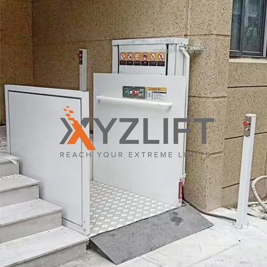 En81-41 Certified Hydraulic Elderly Barrier Free Wheelchair Vertical Platform Lift Elevator