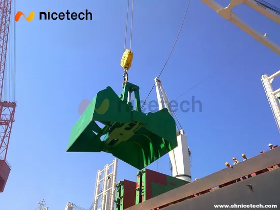 28t 12 M³ Electric Hydraulic Single Rope Radio Remote Control Grab Bucket for Marine and Ship Use with BV CCS Rina ABS Certificate