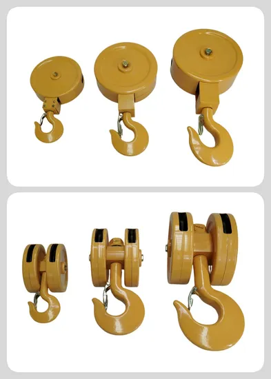 Korea Cranes Load Block Assembly Lifting Hook Pulley Block Hoist Parts