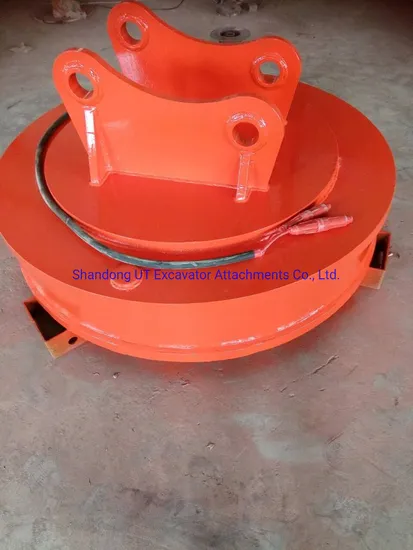 Lifting Electromagnet for Scrap Iron Excavator Lifting Magnet for Lifting Scrap
