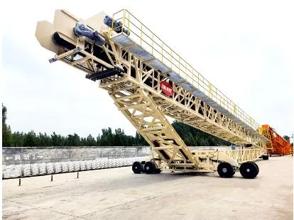 Movable Flexible Stacking Bulk Materials Equipment-Telescopic Stacker Conveyor