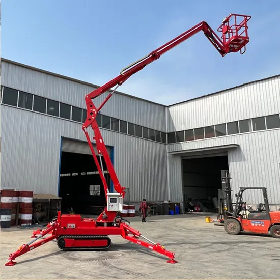 10m 12m 14m 16m 18m 20m Lifting Height Industry Electric Mobile Hydraulic Boom Lift Construction Truck Mounted Folding Arm Car Lifting Work Platform