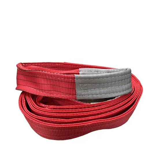 High Quality Lifting Webbing Sling Safety Factor 5: 1 6: 1 7: 1 Eye to Eye Webbing Sling