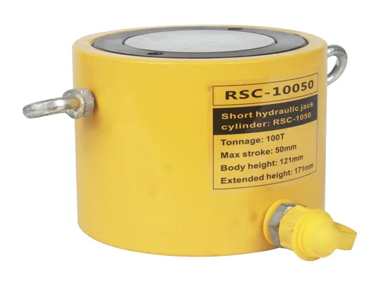 Rsc-10050 100 Ton Single Acting Hydraulic Cylinders OEM and ODM Supported Low Lifting Jack