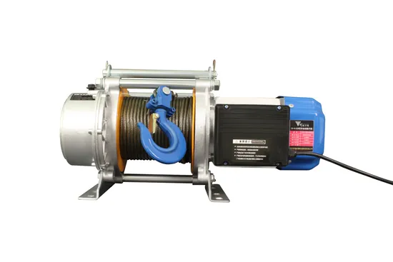 Lifting Crane Steel Wire Rope Hoist Electric Hoist Winch Aluminum Shell Elevator