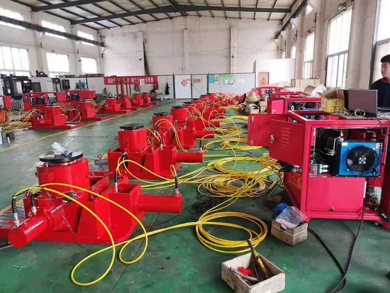 Intelligent 3D Walking Propulsion Device Hydraulic Oil Cylinder Lifting Jack for Bridge Construction