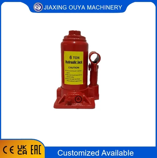 China Hydraulic Bottle Lift Supplier 6 Tons Hand Tool Vertical Car Jack