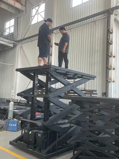 1.6m High Performance Innovative Multi Scissor Chain Lift Table