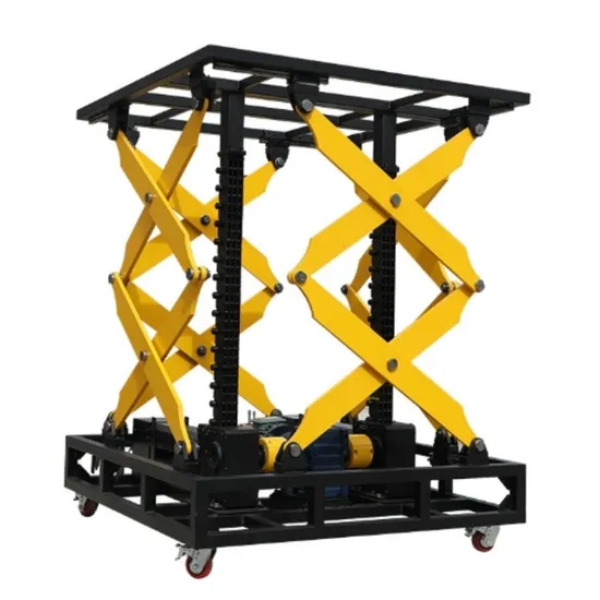 Heavy-Duty Scissor Type Electro-Hydraulic Lifting Stage for Efficient Operations