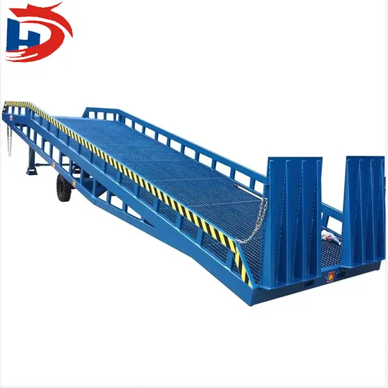 Brand Truck Loading to Container 8 Ton 10 Ton Mobile Loading Dock Ramp with Adjustment Range Size