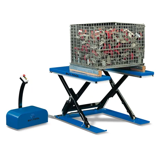 Low Profile U Shape Electric Hydraulic Scissor Lift/Lifting Table