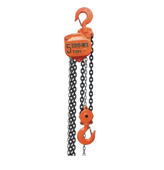 Toyo-Intl High-Quality Vt-Type Manual Chain Hoist 0.5ton 1ton 5ton 10ton 20ton