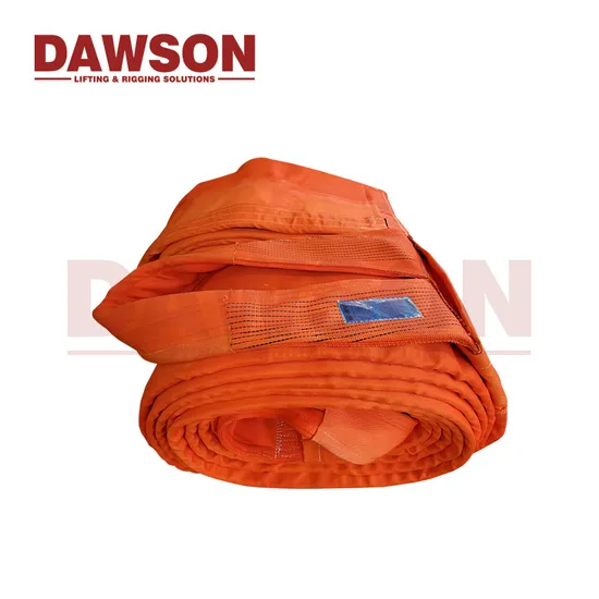 Dawson En1492-1 Wll 60t 60000kg Heavy Duty Polyester Webbing Sling for Crane