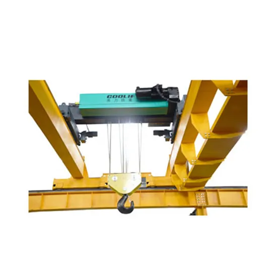 50t 9m European Double Girder Lifting Equipment Electric Wire Rope Hoist with CE