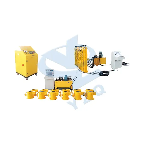 PLC Intelligent Synchronous Lifting Jack Controlling Hydraulic Oil Cylinder Bridge Construction Large Tonnage