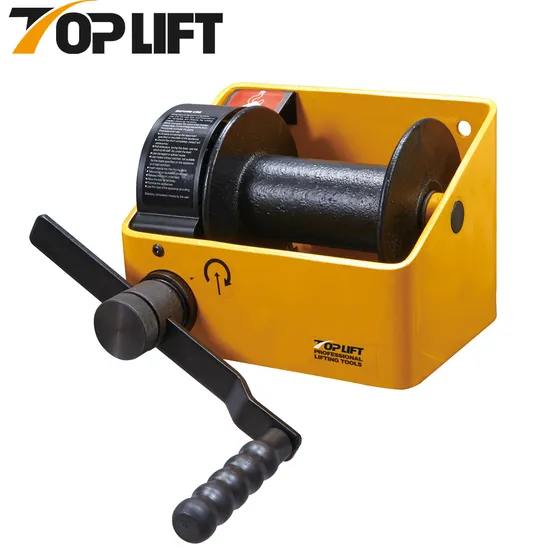 OEM Manufacturer Manual Hand Worm Gear Wire Rope Lifting Pulling Trailer Winch