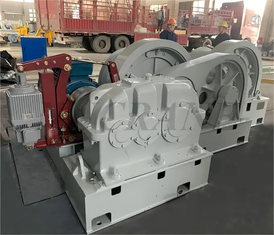 Double Drum Friction Winch Electric Winch with Remote Control