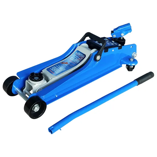 Low Down Hydraulic Trolley Floor Jack Car Lifting Jack with Swivel Handle