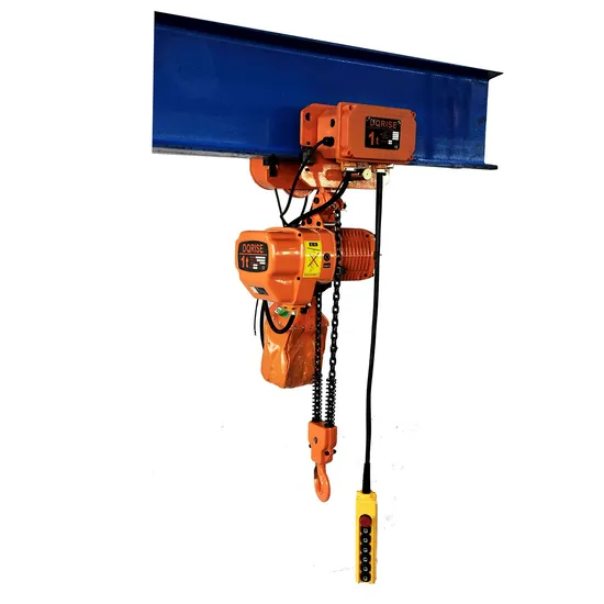 1t Capacity Hmkl Series Electric Stage Hoist Electric Trolley Type Chain Hoist