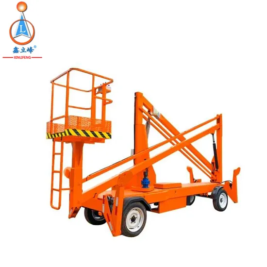 8m-14m Electric Mobile Aerial Work Platform Articulating Boom Lift with CE