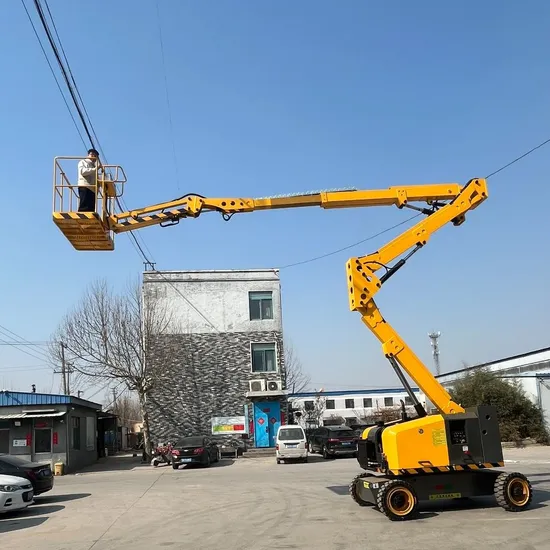Self Propelled Single Drivable Articulated Boom Lift