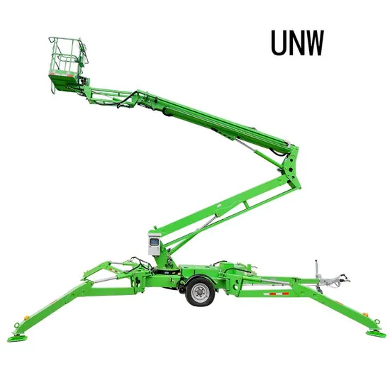 China 10m-24m Hydraulic Cherry Picker Aerial Manlift Platform Trailer Towable Boom Lift