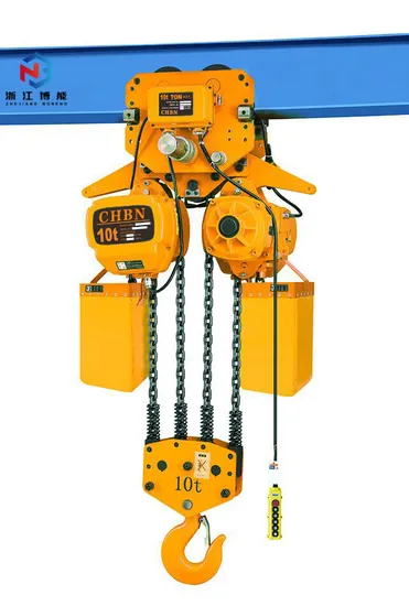 CE Approval 1ton 2ton 3ton Crane Hhbb Electric Chain Hoist with Hook or Trolley