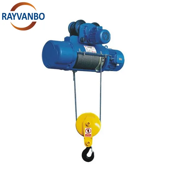 2024 Best Selling High Quality CD1 MD1 Type Electric Wire Rope Hoist for Lifting Equipment