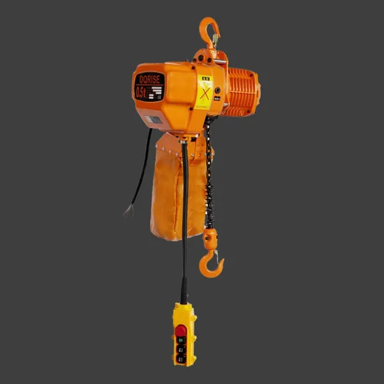 380V Electric Chain Hoist Ghost Head Chain 0.5 Ton Capacity 3 Meter Crane Small Hook Crane Lifting Hoist