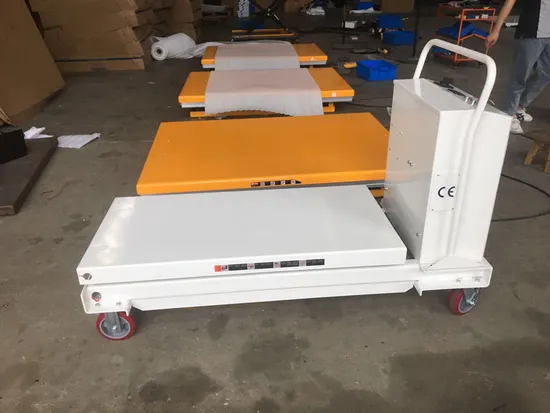 Electric Hydraulic Scissor Lift with 2200lbs Capacity