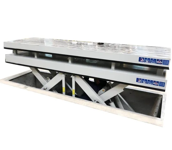 Twin Scissor Lift Table Double Scissor with Safety Frame