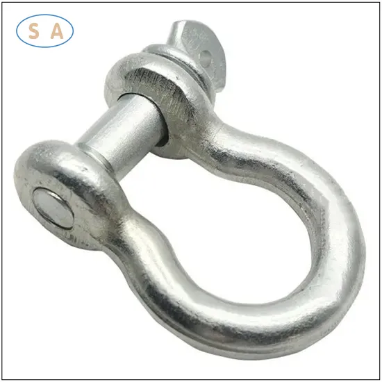 DIN/Us Standard Alloy Steel/Carbon Steel G80 Drop Forged Rigging Shackle