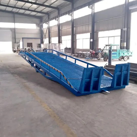 Container Good Loading Ramp Hydraulic Dock Leveler with Manuanl or Electric Lifting Operation Opitons