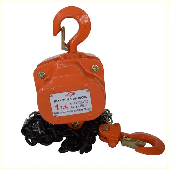 1ton 5t Chain Block Vital Chain Hoist Vtchain Pulley Block