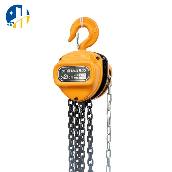 Lihua Chain Hoist 5ton 3m Lifting Height Hsz-C (Triangle) Series G80 Easy to Use