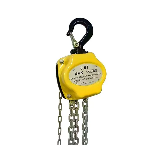 Factory Wholesale Convenient Yellow Mini Hand Chain Hoist Chain Pulley Block