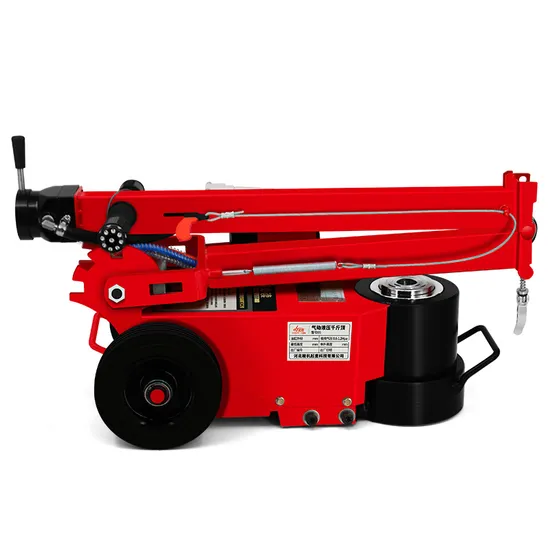 Air Hydraulic Truck Repair High Lift Jacks 180 Ton Pneumatic Truck Lifting Jack